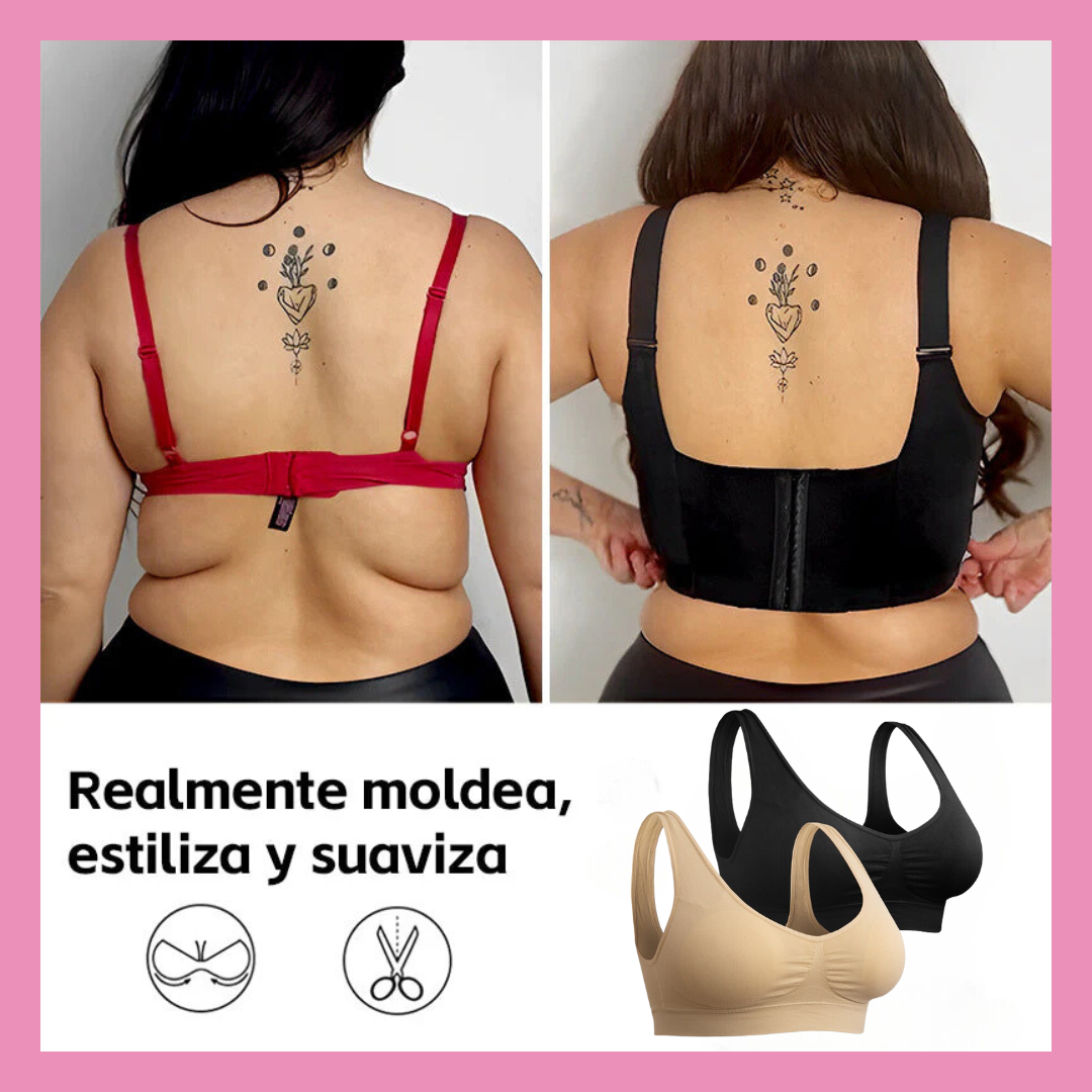 Sujetador con soporte superior inalámbrico 🍒 No más senos caídos